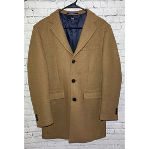 find. Men's Coat in Longline Wool